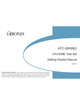 Aeroflex ATC-5000NG Getting Started Manual
