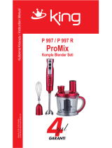 King P 997R ProMix Manuel utilisateur