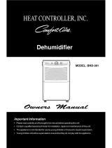 Heat Controller Comfort-Aire BHD-301 Le manuel du propriétaire
