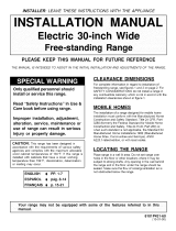Maytag MER5750BAQ - Electric Range Guide d'installation
