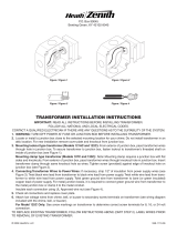 Zenith 121AC-A - Heath - Lock Nut Transformer Instructions Pour L'installation