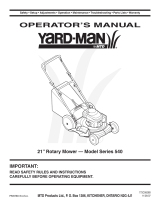 Yard-Man 540 Series Manuel utilisateur