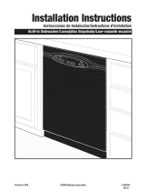 Maytag MDB6759AWW - 24 Inch Fully Integrated Dishwasher Installation Instructions Manual