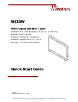 Winmate M133W Guide de démarrage rapide