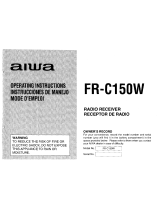 Aiwa FR-C150 Operating Instructions Manual