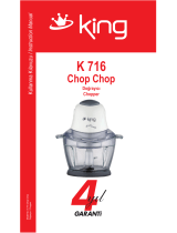 King K 716 Chop Chop Manuel utilisateur