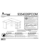 Ameriwood Home 9354026PCOM Manuel utilisateur