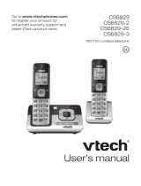 VTech CS6829-2 Manuel utilisateur