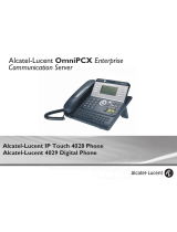 Alcatel-Lucent OmniPCX Manuel utilisateur