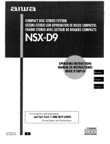 Aiwa NSX-D7 Operating Instructions Manual