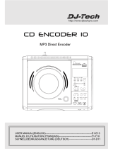 DJ-Tech cd encoder 10 Manuel utilisateur