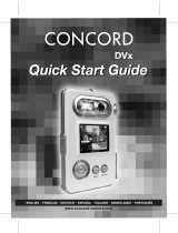 CONCORD DVX Guide de démarrage rapide