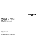 Megger M8035 Manuel utilisateur