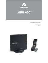Aastra Telecom MBU 400TM Manuel utilisateur