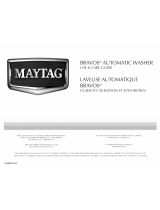 Maytag MVWB800VQ - Bravos Washer With Window Lid Mode d'emploi