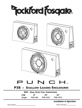 Rockford Fosgate Punch P3S-1X8 Le manuel du propriétaire