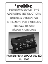 ROBBE POWER PEAK LIPOLY 300 EQ Operating Instructions Manual