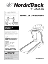 NordicTrack T 22.5 Treadmill Manuel De L’utillsateur Manual