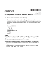 Lenovo IdeaPad S10-3c Une information important