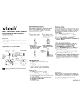 VTech DECT CS6429-4 Guide de démarrage rapide