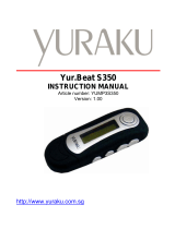 YURAKU YUMP3S350 Manuel utilisateur