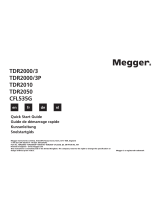 Megger TDR2000/3 Guide de démarrage rapide