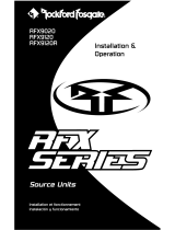 Rockford Fosgate RFX9120 Installation & Operation Manual