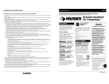 Husky FP2019 Operating Instructions Manual