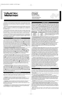 Wavetek Meterman 231A Manuel utilisateur