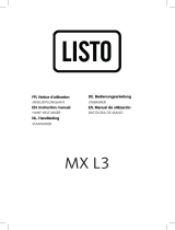 Listo MX L3 Le manuel du propriétaire