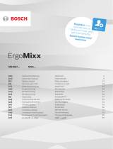 Bosch MS6CB61V5 ErgoMixx Le manuel du propriétaire