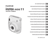 Fujifilm Instax Mini 11 sky blue Le manuel du propriétaire