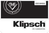 Klipsch SPL-120 noir Le manuel du propriétaire