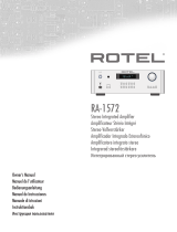 Rotel RA-1572 Le manuel du propriétaire
