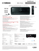 Yamaha MusicCast RX-V6A Noir Product information