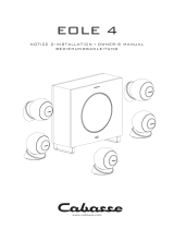 CABASSE EOLE 4 SYSTEM 5.1 blanc Le manuel du propriétaire