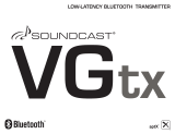 Soundcast VGtx Manuel utilisateur
