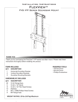 Middle Atlantic Products FlexView FVS IFP Series Guide d'installation