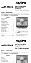 Sanyo AVM-2760S Le manuel du propriétaire