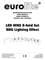 EuroLite LED WMS 8-fold Set RBG Manuel utilisateur