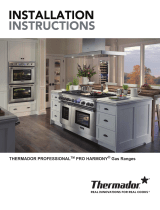 Thermador  PRL364GDH  Guide d'installation