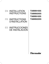 Thermador  T30BB910SS  Guide d'installation
