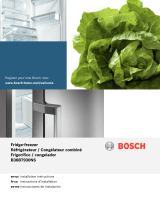 Bosch Benchmark  B36BT930NS  Guide d'installation