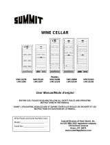 Summit  SWC1966BCSS  Manuel utilisateur