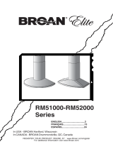 Broan Rangemaster RM51000 Series Manuel utilisateur