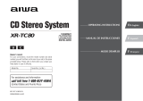 Aiwa XR-TC80 Le manuel du propriétaire