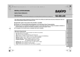 Sanyo VA-82LAN Guide d'installation