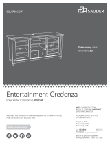 Sauder Entertainment Credenza Mode d'emploi