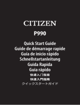 Citizen P990 Smartwatch Le manuel du propriétaire