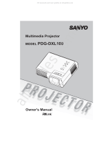 Sanyo PJLINK PDG-DXL100 Le manuel du propriétaire